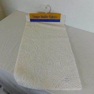 White Lace Fabric Samples 9 Pieces Unique Quality Fabrics Inc Polyester 24.75x14